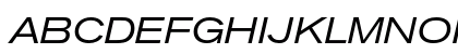 Akzidenz-Grotesk Ex Italic Preview