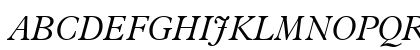 Aldine721 Lt BT Light Italic Preview