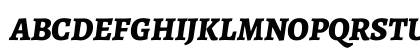Alegreya SC ExtraBold Italic Preview