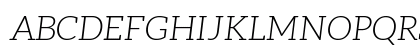 Aleo Light Italic Preview