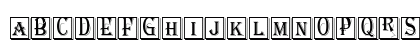 Algerian Initials D Regular Preview