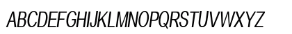 Alido Condensed Italic Preview