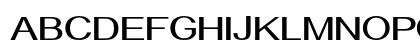 Alido Expanded Regular Uppercase Preview