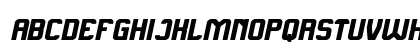 Alive in a Science Fiction Bold Italic Uppercase Preview