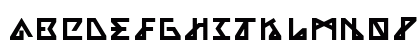 Alpha Regular Uppercase Preview