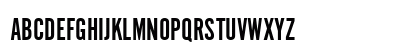 AlternateGotNo1D Regular Uppercase Preview