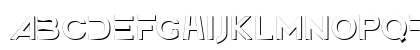 America Faster 3D Regular Uppercase Preview