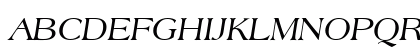 Americana BT Italic Preview
