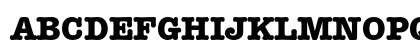 ITC American Typewriter Std Bold Preview