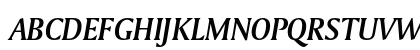 Bitstream Amerigo Bold Italic Uppercase Preview