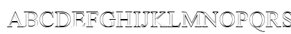 Amerton Outline Normal Uppercase Preview