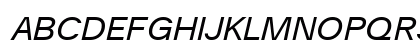Analogue Reduced 56 Oblique Uppercase Preview