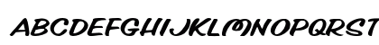 Ancient Gardener Extra-expanded Italic Uppercase Preview