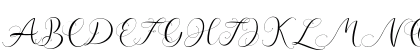 Andieny Regular Uppercase Preview