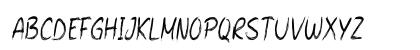 Angillian Condensed Italic Preview