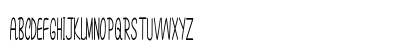 Annarvin Extra-condensed Regular Uppercase Preview