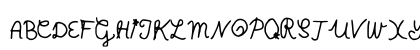 AnnasHandschrift Medium Uppercase Preview