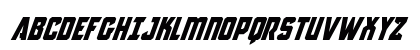 Antilles Super-Italic Italic Uppercase Preview
