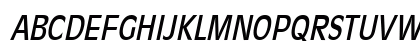 Antiqua 101-Condensed Italic Preview