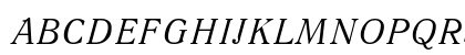Antiqua Italic Preview