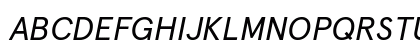 Apercu Pro Italic Uppercase Preview