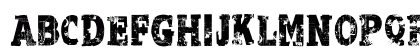 Apocalypse Regular Uppercase Preview