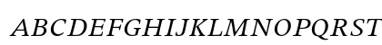 Apollo MT Italic Oldstyle Figures Preview