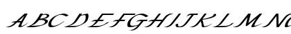 Ardor Extra-expanded Italic Preview