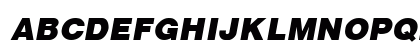 Arena Black Italic Preview