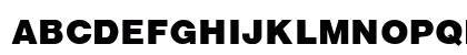 Arena Black Regular Uppercase Preview