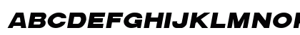 ArenaBlackExtended Italic Preview