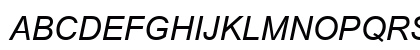 Arial Greek Inclined Preview