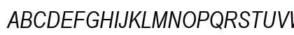 Arial Narrow Italic Preview