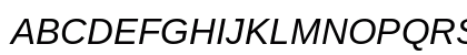 Arimo NF Italic Preview