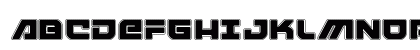 Armed Lightning Academy Regular Uppercase Preview