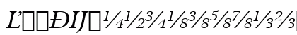 Arrus Ext BT Italic Extension Uppercase Preview