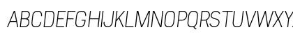 Arvin Light Italic Uppercase Preview