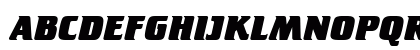 ATCrillee ExtraBold Italic Uppercase Preview