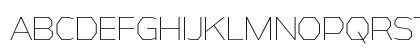 Athabasca ExtraLight Uppercase Preview