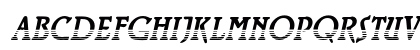 Atlantia Italic Uppercase Preview