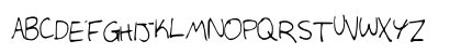 AudreysScribbles Medium Uppercase Preview