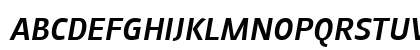 August Sans Reduced 66 Medium Italic Preview