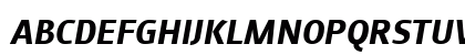 August Sans Reduced 76 Bold Italic Preview