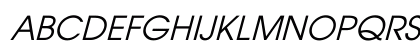 Avalon Italic Uppercase Preview