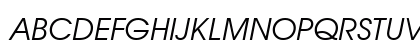 AvantGarGotItcT Italic Uppercase Preview