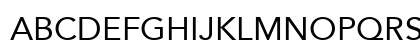 Avenir LT 55 Roman Regular Uppercase Preview
