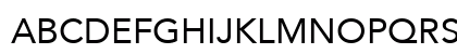 Avenir Regular Uppercase Preview