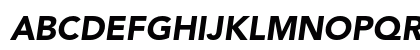 Avenir LT W04 95 Bold Italic Preview
