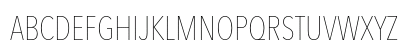 Avenir Next LT Pro Ultra Light Condensed Uppercase Preview