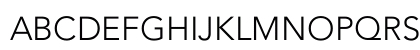 AvonairLight Regular Uppercase Preview